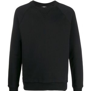 Balmain Black Raglan Sweatshirt